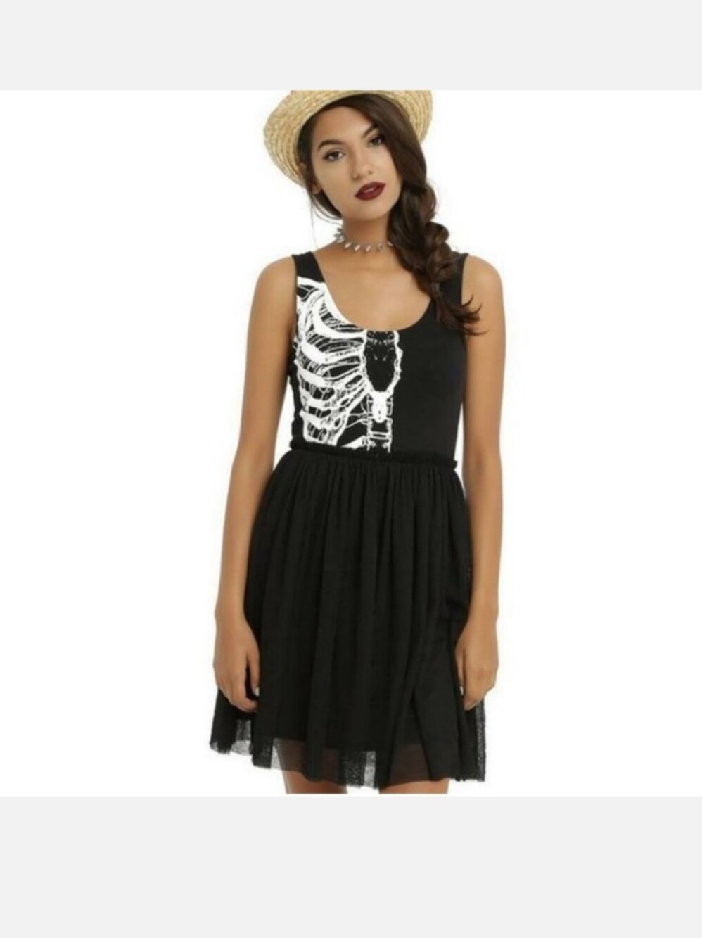 Iron Fist Ribcage Tulle Dress